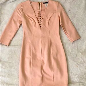 light pink dress